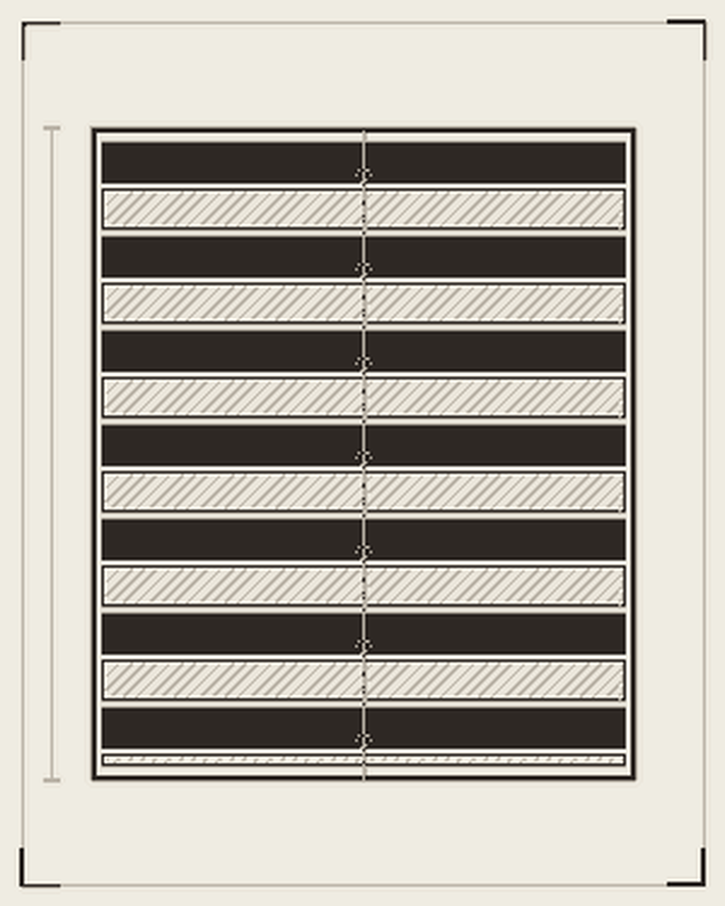Charred larch facade detail
